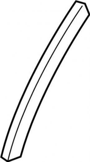 Infiniti QX50 19-25 rear left lower door arch trim