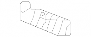 Right headlight mount, lower right, Toyota Land Cruiser 16-21 rest.