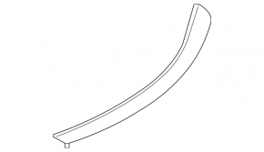 Center console trim side upper right Honda Accord 13-17 gray, scratches