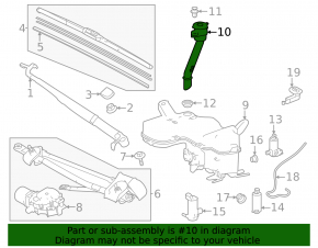 Washer reservoir neck Lexus RX 23-26 Japan built