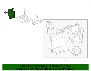 Amplifier assy, air conditioner Toyota Camry v40