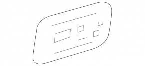 Fuel tank flap with body Mercedes GLS-class X166 13-19