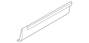 Door trim lower rear right Ford Explorer 16-17