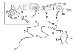 Lambda probe front first Lincoln MKX 16-18 3.7