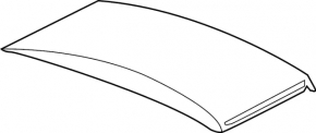 Metal roof of Infiniti QX50 19-20 under the hatch, sawed off