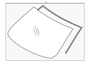 Mazda 6 18-21 windshield with camera and projection