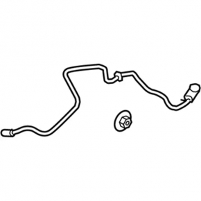 Lincoln MKZ 17-20 hood release cable rear, broken