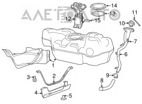Fuel filler cap Jeep Compass 17-