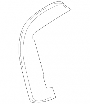 Mercedes X164 GL tailgate rubber seal