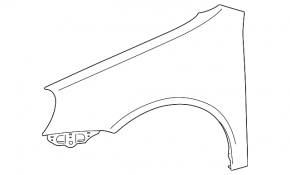 Front right wing VW Golf 10-14 SW