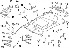 Rain sensor for Nissan Pathfinder 22-25