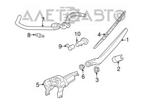 Rear wiper linkage with motor for Nissan Murano z50 2003-2007