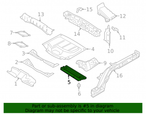 Volvo XC60 18-26 Center Tunnel Strut