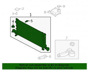 Radiator cooling water Polestar 2 21-