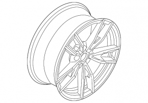 Wheel disk R19 x 8J BMW 3 G20 19- style 791M
