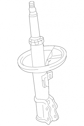 Shock absorber front right Lexus RX350 10-15