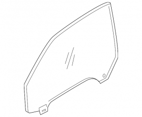 Glass door front left BMW 4 F33 14-20 convertible