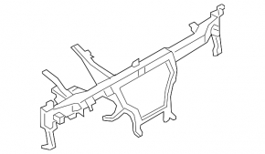 Under-torpedo pipe reinforcement BMW X3 F25 11-17