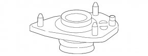 Front left shock absorber support Acura TLX 15-