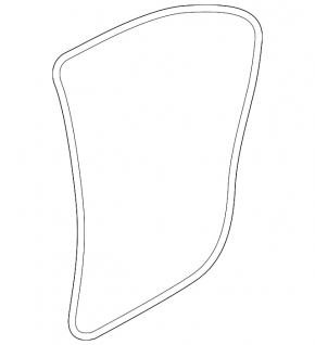 Door seal rear right BMW 5 F10 11-16