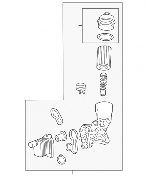 Oil pump for internal combustion engine Buick Encore 13-19