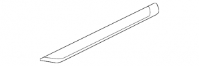 Door sill outer front left VW Passat 20-22 chrome