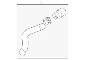 Heater pipe VW Jetta 11-18 USA inlet
