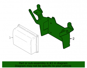 BMW X5 F15 14-18 Cruise Control Radar Bracket
