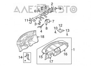 Under-torpedo pipe reinforcement Nissan Murano z50 03-08