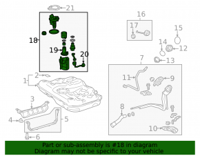 Fuel pump for Lexus ES300h 13-18