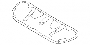 Hood insulation Kia Forte 4d 14-18