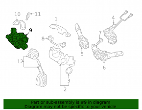 Ignition switch Santa FE Sport 17-18 with contact group