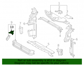 Toyota Highlander 20-26 hybrid radiator shutter actuator motor wiring