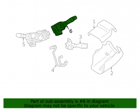 Steering column switch right Toyota Camry v50 12-14 usa type 2