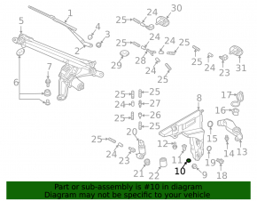 Headlight washer motor filter Audi A6 C8 19-