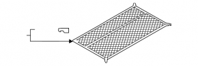 Trunk net Audi A6 C8 19- black