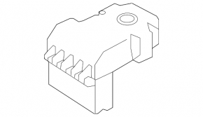 Positive terminal of battery Hyundai Sonata 11-15 hybrid without wiring
