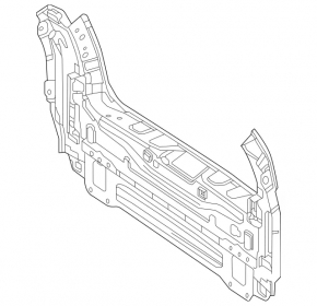 Mercedes W167 GLE 350 450 20-24 rear panel drilled, silver