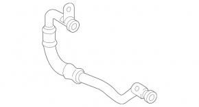 Turbocharger cooling pipe for Mercedes C-class W205 300 15-18 intake