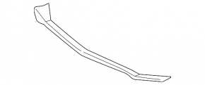 Lincoln MKC 15-18 pre-restyling front bumper lip