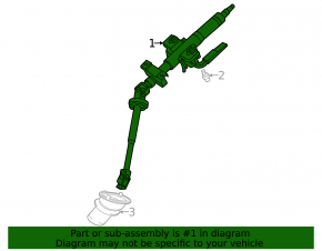 Mitsubishi Galant 04-12 steering column