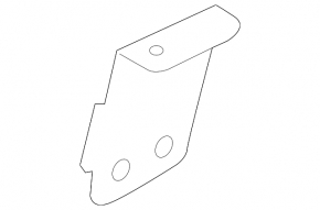Jaguar XF 16-23 front left lower fender bracket