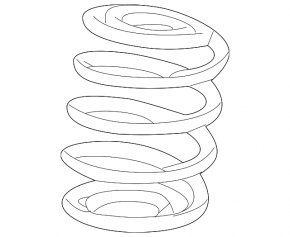 Rear left spring Chevrolet Impala 14-20