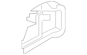 Left radiator deflector for Toyota Corolla 20-23 Hybrid, SE, XSE