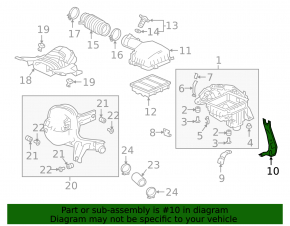 Air Filter Housing Honda Accord 18-22 1.5T