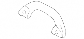 Front left ceiling handle VW Jetta 19- black