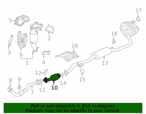 Catalytic converter Honda CRV 17-19 2.4