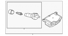 Nissan Rogue 21-26 Tire Pressure Sensor Without Valve