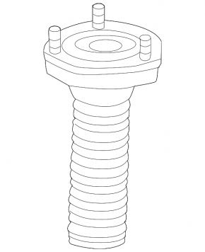Rear left shock absorber support Lexus ES300h ES350 13-18