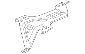 Bracket ECU engine computer Audi Q7 4L 10-15